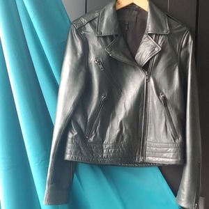 sold Rag & Bone Mack Lambskin Leather Jacket